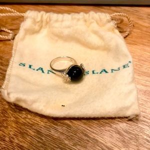 Slane & Slane black onyx bee ring. Sterling silver. Absolutely Stunning!! Size 7